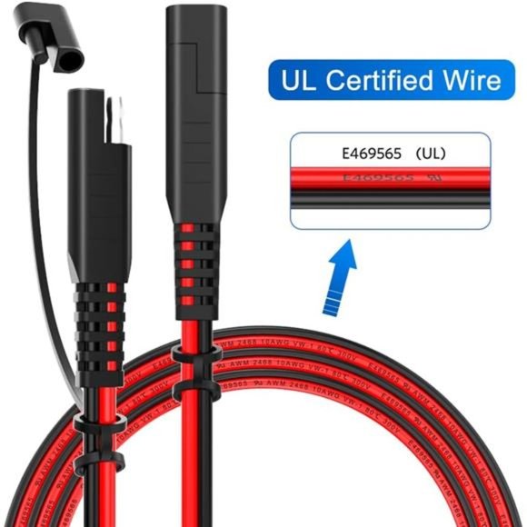 10AWG SAE to SAE Extension Cable 15Feet, Quick Connect Disconnect SAE Power - Picture 4 of 7